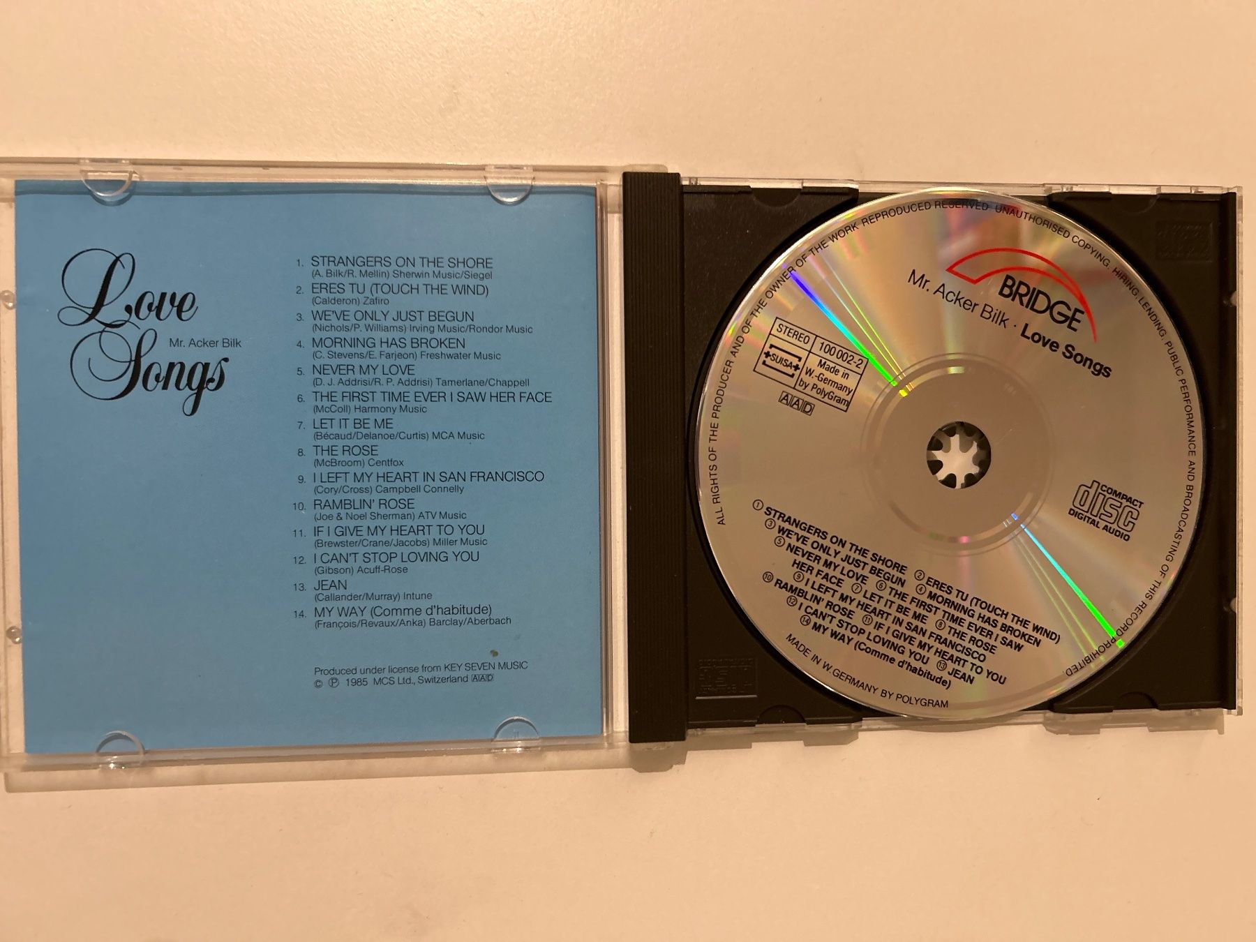 CDs: CD- Mr. Acker Bilk - Love Songs – D'occasion à Guntershausen par Gloominati 2
