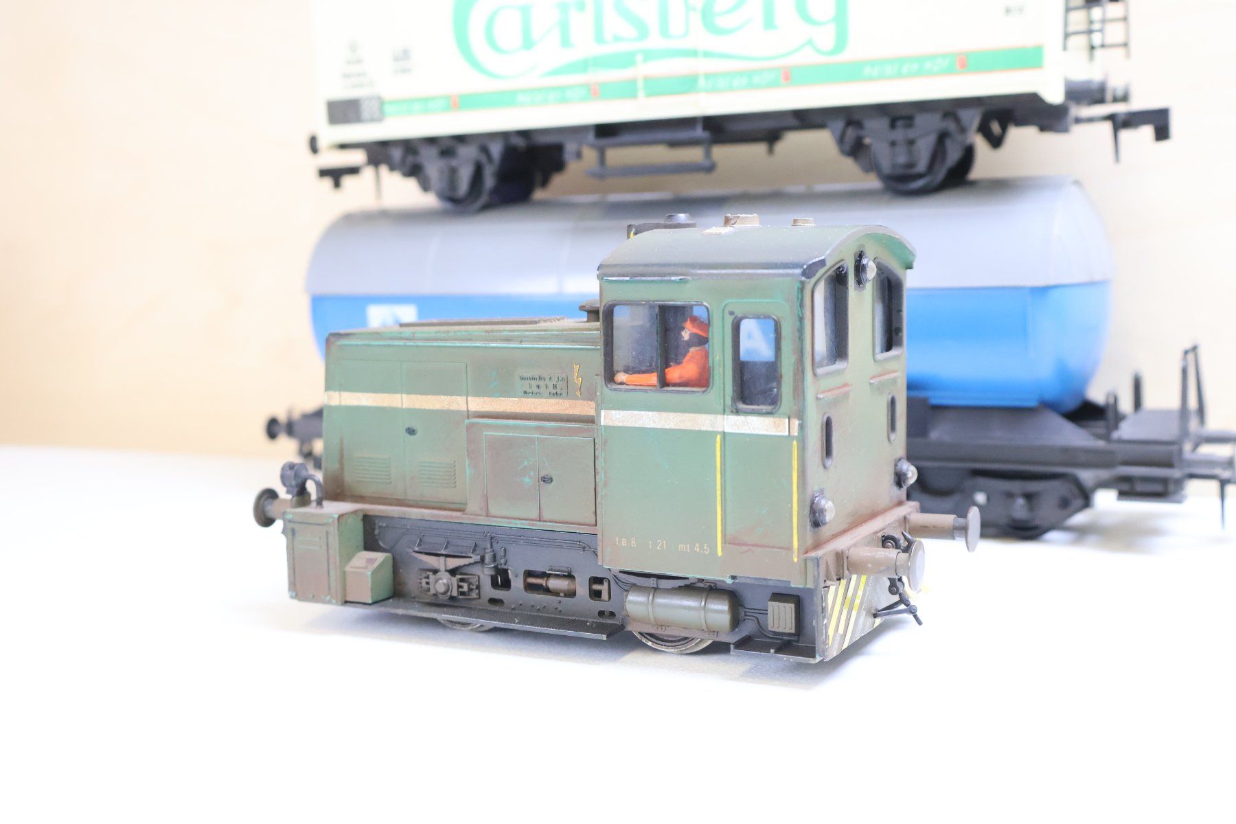 Lima Modelleisenbahnen: Lima "Gesupert" Rangierlok & Wagen Set - Spur 0 – Gebraucht aus Winterthur von Monstera 5