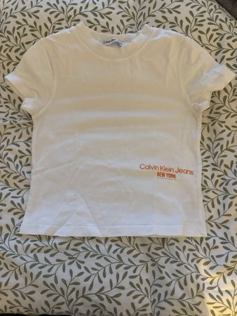 Calvin Klein Jeans T-Shirt, Weiss, XXS