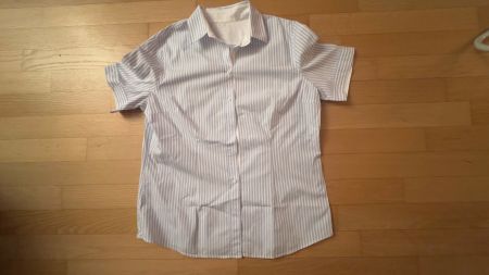Van Laack Sommerbluse, gestreift, Grösse 44