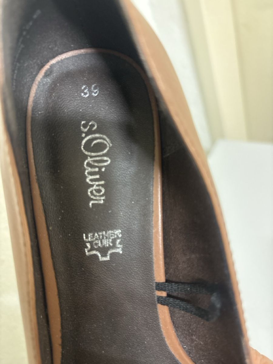 S.Oliver Scarpe da donna: S.Oliver Leder Pumps, hellbraun, Gr. 39 – Nuovo (secondo la descrizione) da Wallisellen venduto da ASZT 6