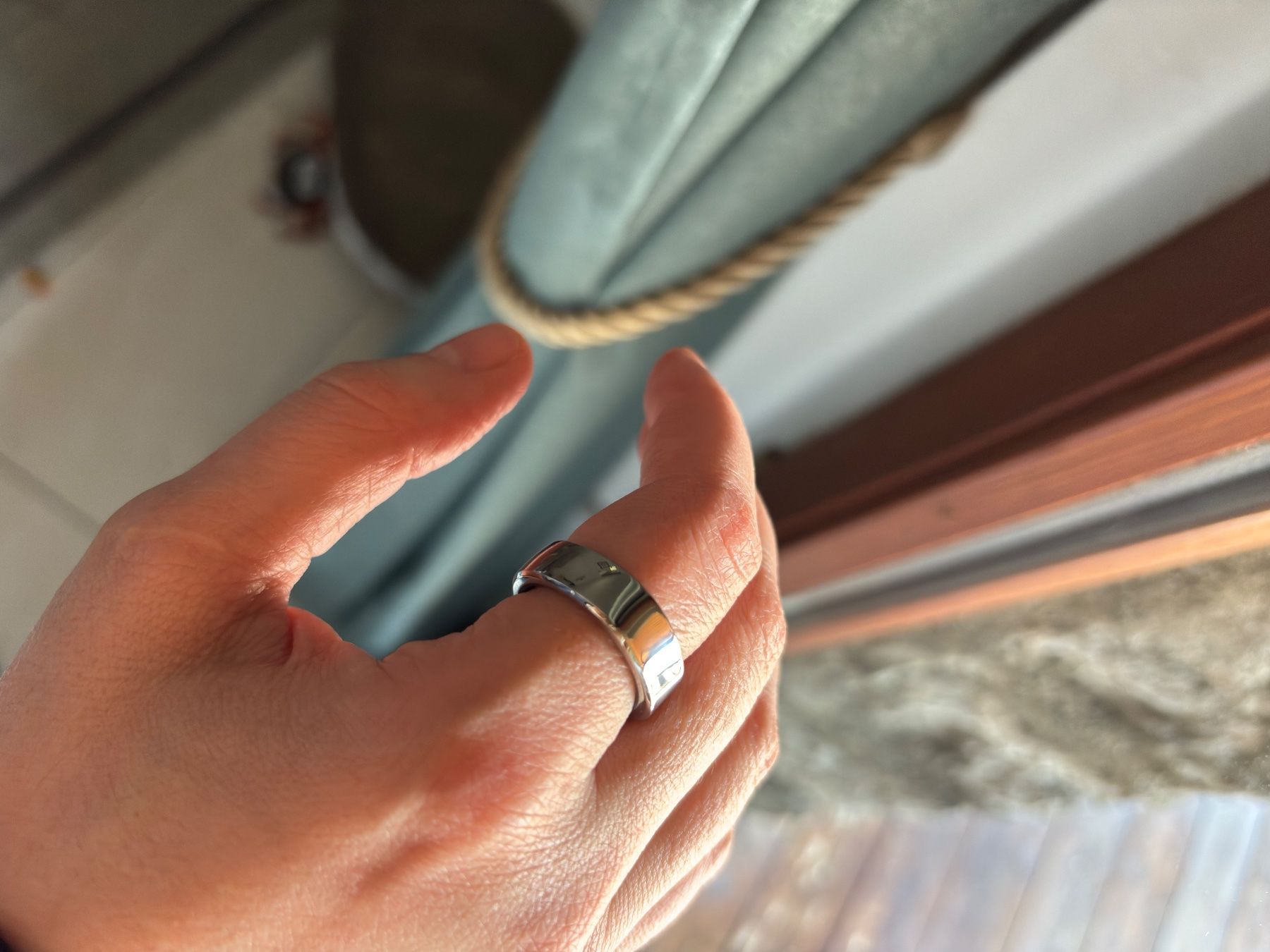 Anelli: RingConn Smart Ring Gen 2 - Silver - Size 8 – Usato da Bironico venduto da Koalaboss 8