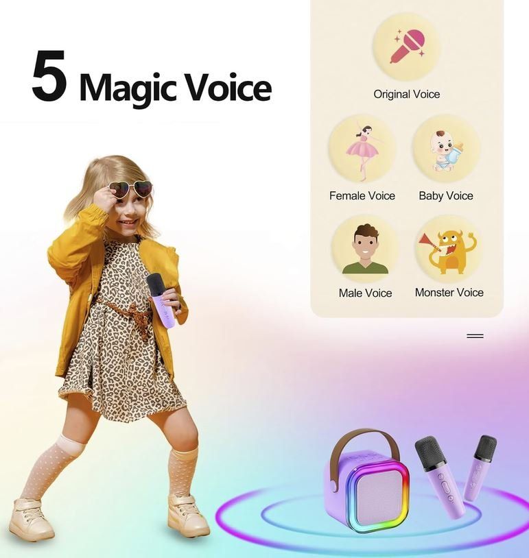 Microfoni: Portable Karaoké Set pour enfants – Usato da Lausanne venduto da Chips_1 2