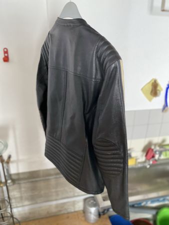 Motorrad Lederkombi schwarz Racing Club Grösse L