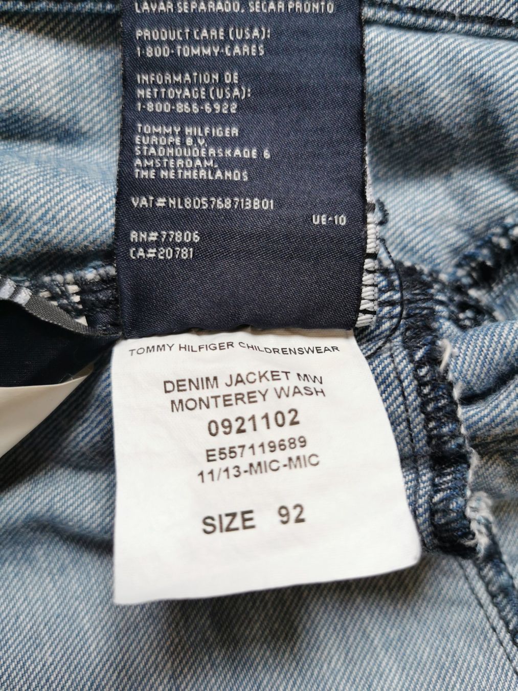 Tommy Hilfiger Jacken & Mäntel: Jeansjacke Tommy Hilfiger Gr. 92 – Gebraucht aus Stäfa von flamingo_17 4
