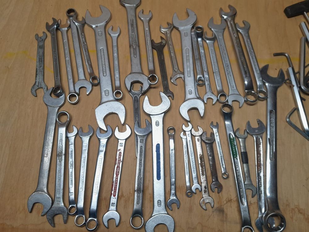 Werkzeug Lot, Handwerkzeug, Innensechskant und Gabelschlüsse (Gebraucht ...