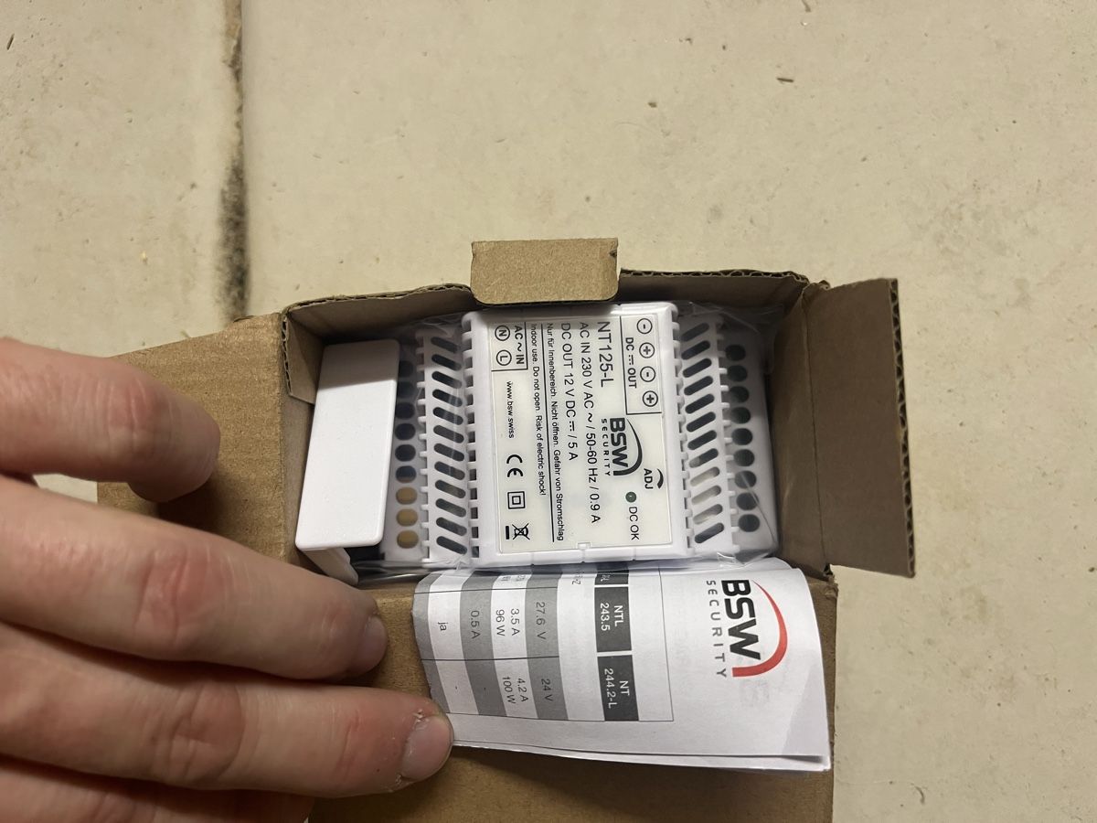 Componenti elettronici: BSW Security NT125-L Trafo Transformator Neu im OVP! – Nuovo (secondo la descrizione) da Lyss venduto da Syntec-EAT 1