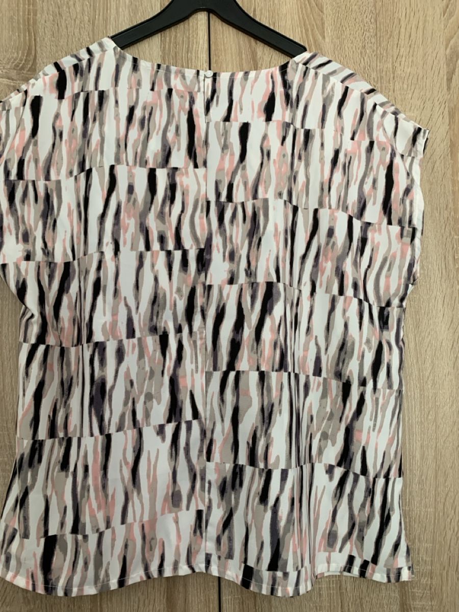 Camicette: Bluse kurzarm Marke Creation Gr 46 bunt – Usato da Nussbaumen AG venduto da brigitebardot 4