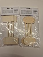Holz Pflanzenschilder, 8 Stk. Gartenschilder Neu!