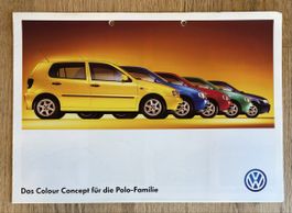 VW Polo Colour Concept, Jahrgang 1998, Prospekt