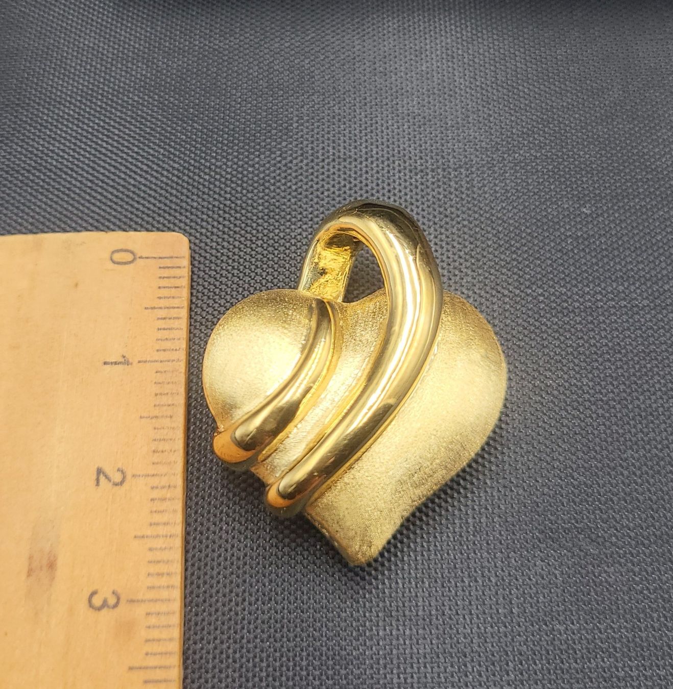 Ciondoli: Gold 585 Herz Anhänger – Usato da Wald ZH venduto da Dasilver 9
