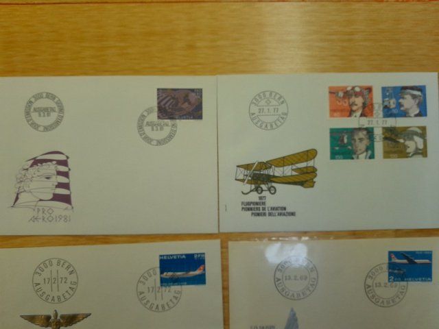 Tous les timbres: Ersttagsbriefe Flugzeuge – D'occasion à St.Gallen par Stocken64 1