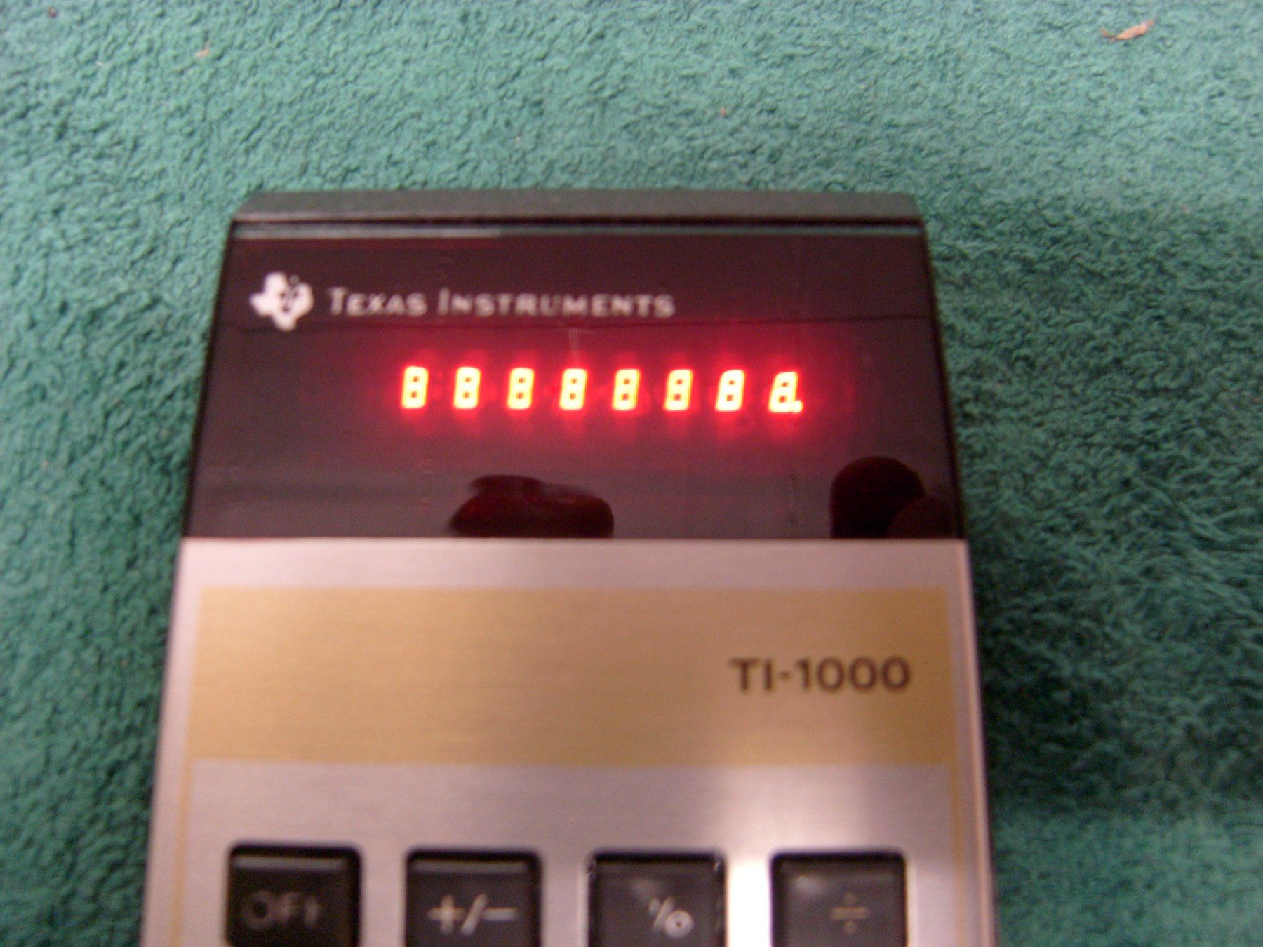 Texas Instruments Calcolatrici tascabili: Rarer Texas Instruments TI 1000 rare full working helle LED – Usato da Mauren TG venduto da nochbilligerjakob
