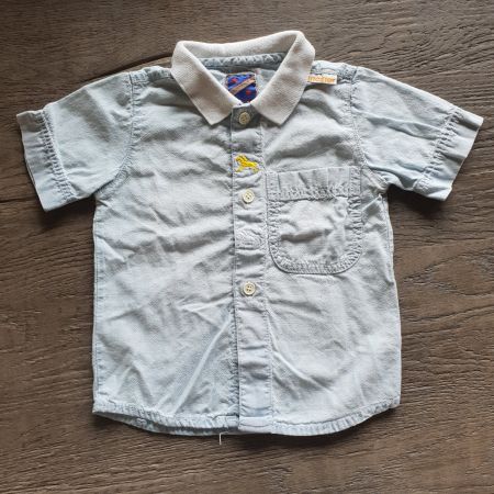 🐸 BABY BOY HEMD CIEL Gr 1 Made in Italy