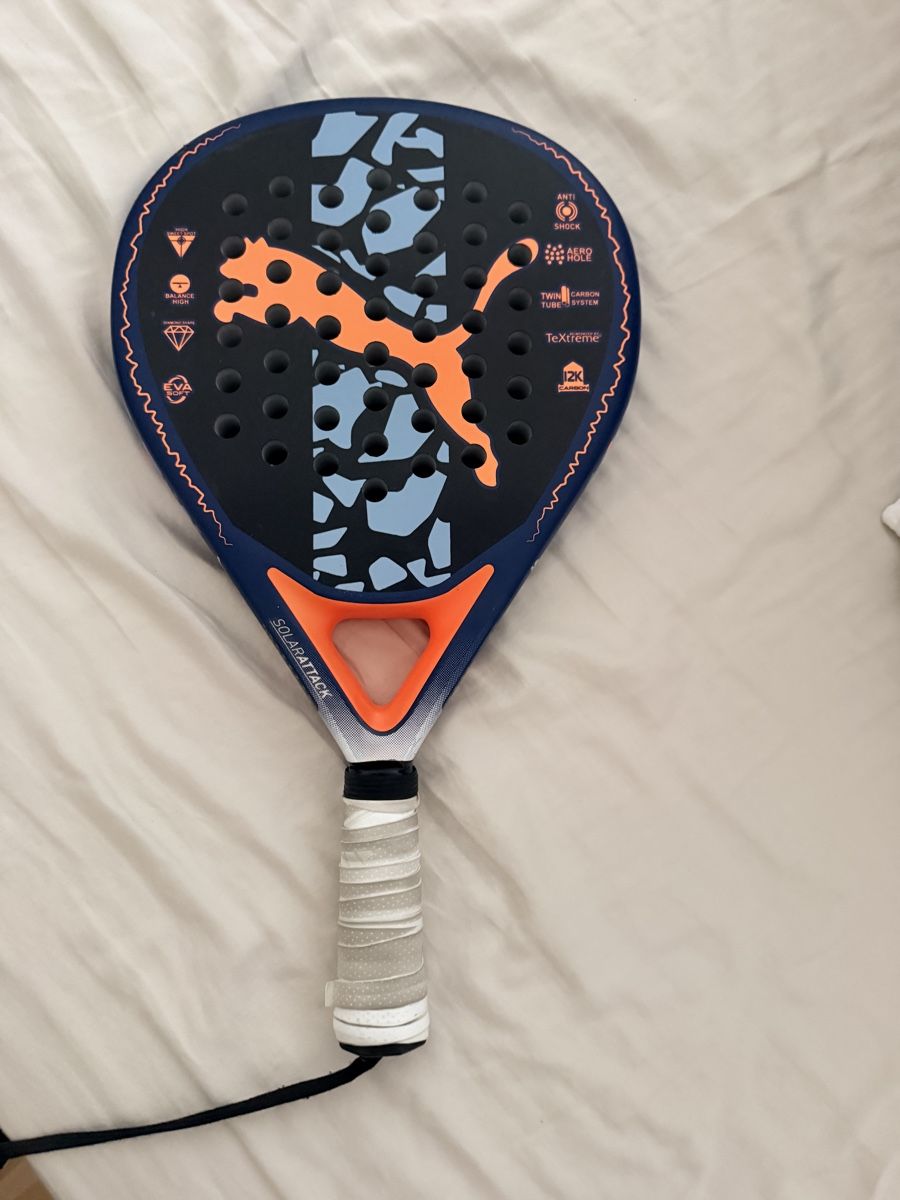 Puma Racchette: Padel Schläger Puma Navy Ultra Orange – Usato da Wettingen venduto da fapppio28