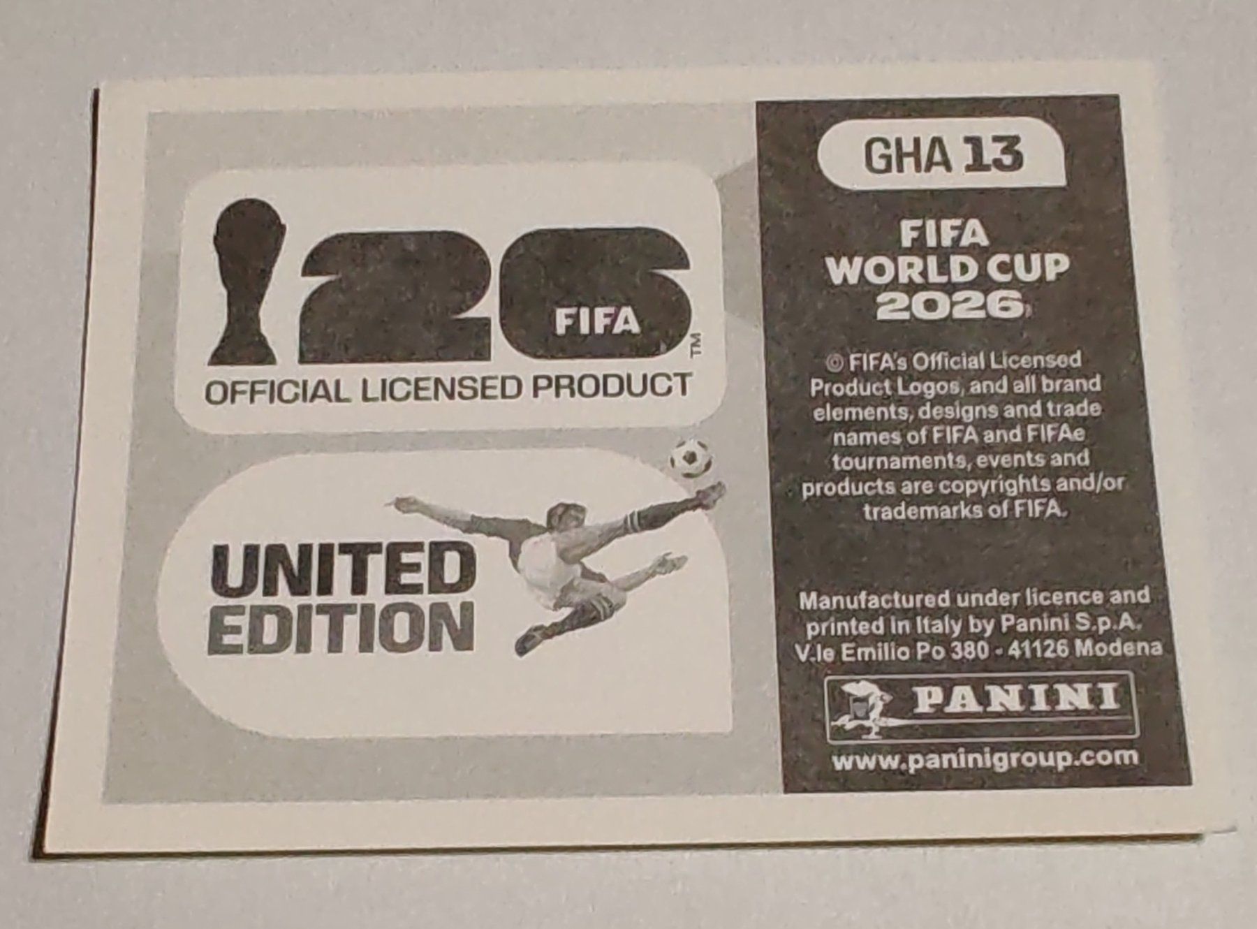 Panini Carte collezionabili: Team Ghana - GHA 13 – Nuovo (secondo la descrizione) da Rietheim venduto da Squaley 1