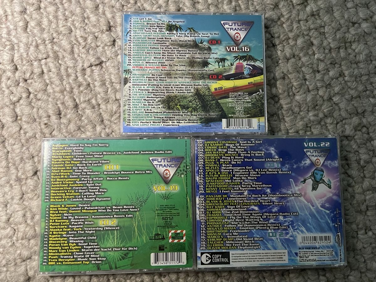 CD: 3x Future Trance Vol.16/19/22 – Nuovo (secondo la descrizione) da Reinach AG venduto da trigger7811 1