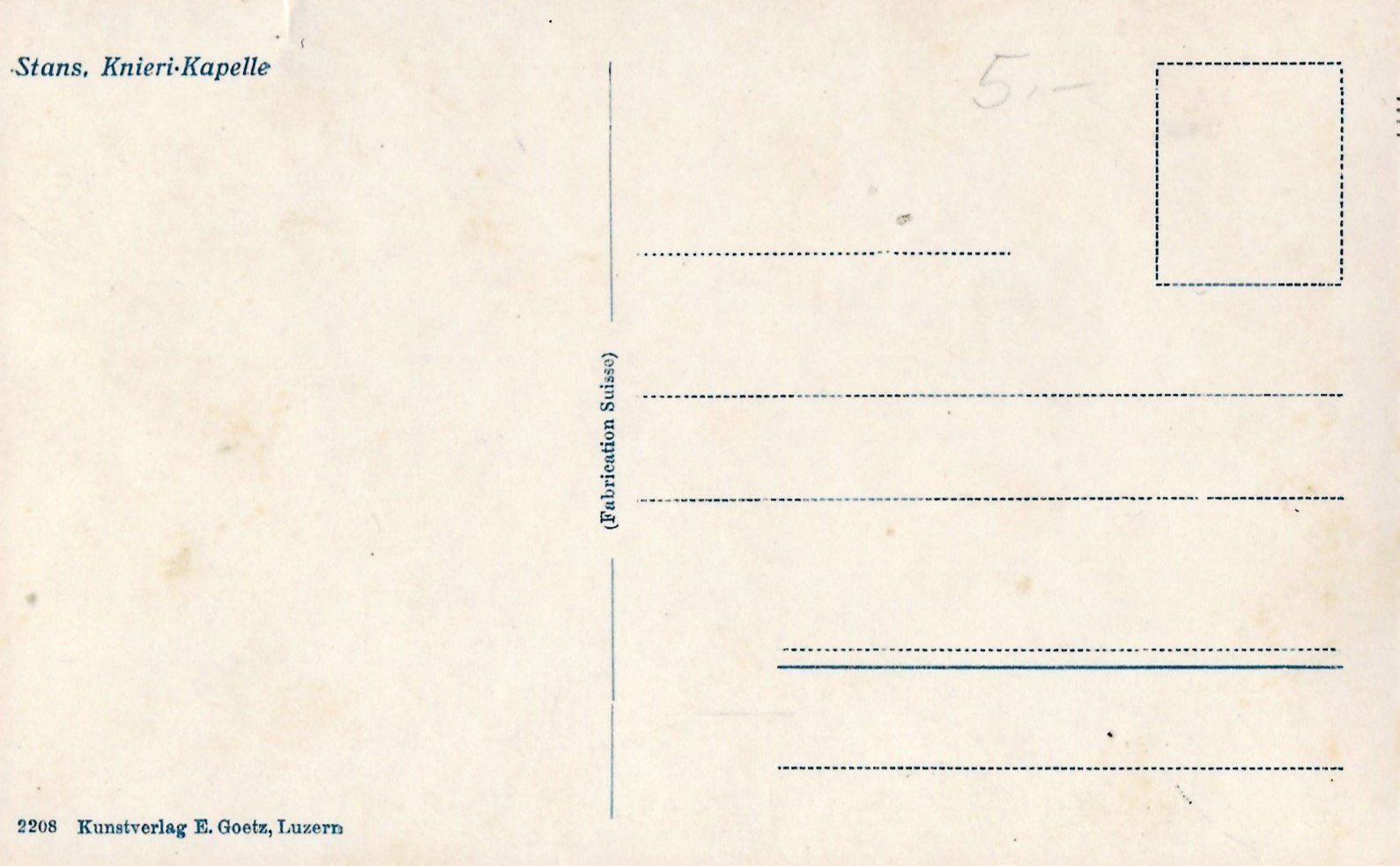 Cartes postales: Stans – D'occasion à Frauenfeld par Merk52 1