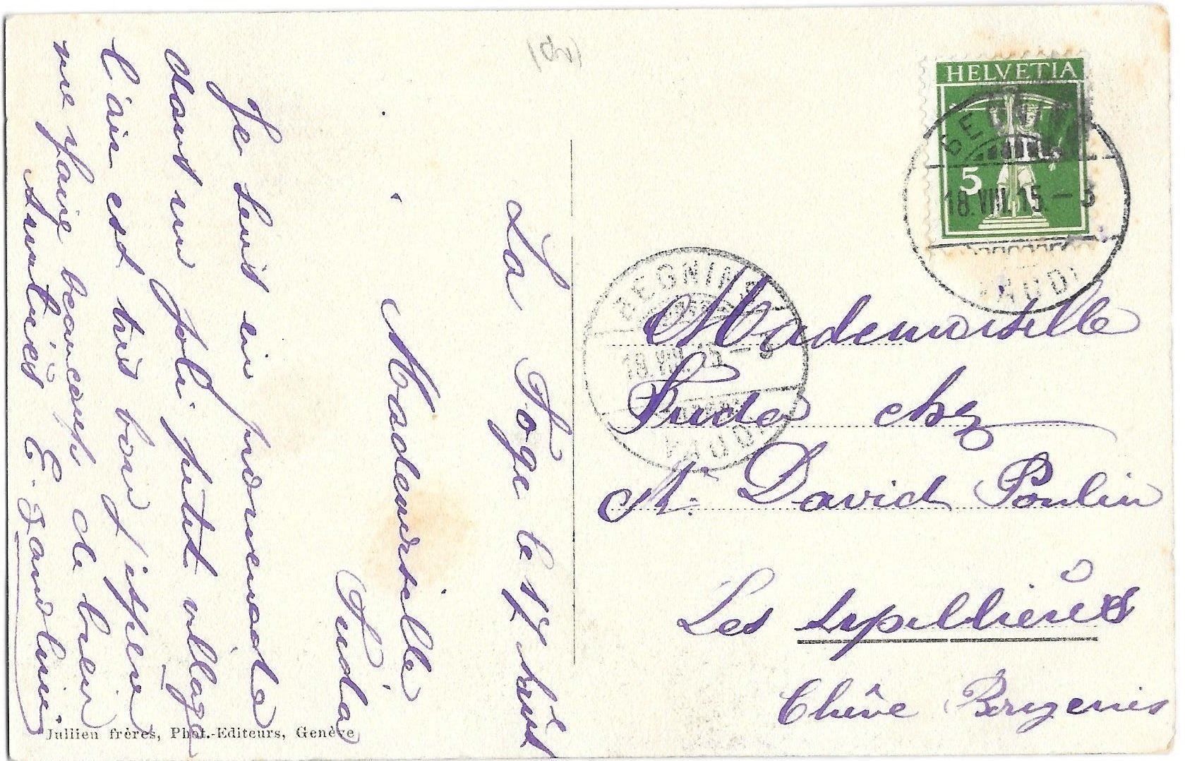 Cartoline postali: Paysanne Vaudoise mit Maultier – Usato da Olten venduto da clotaldi 1