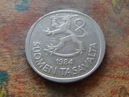 FINLANDE  1  Markka  1984