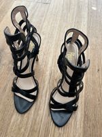 Sandales noires J.C. Rousseau cuir T. 36 TBE