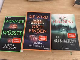 3 Thriller von Freida McFadden und Joy Fielding gebraucht