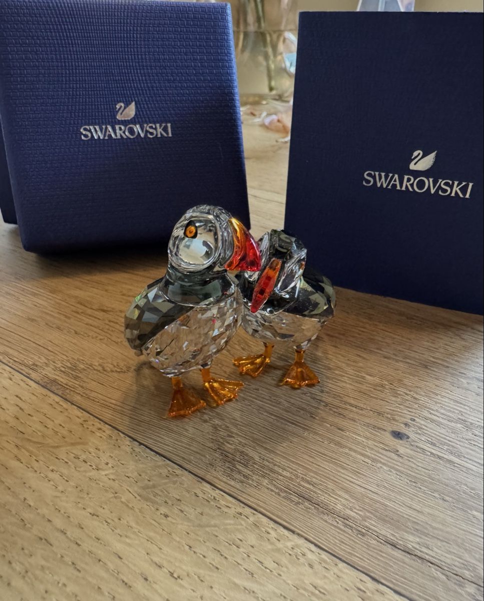 Swarovski Statuette: Swarovski atlantic puffins – Nuovo (secondo la descrizione) da Basadingen venduto da ron_2jtj 1