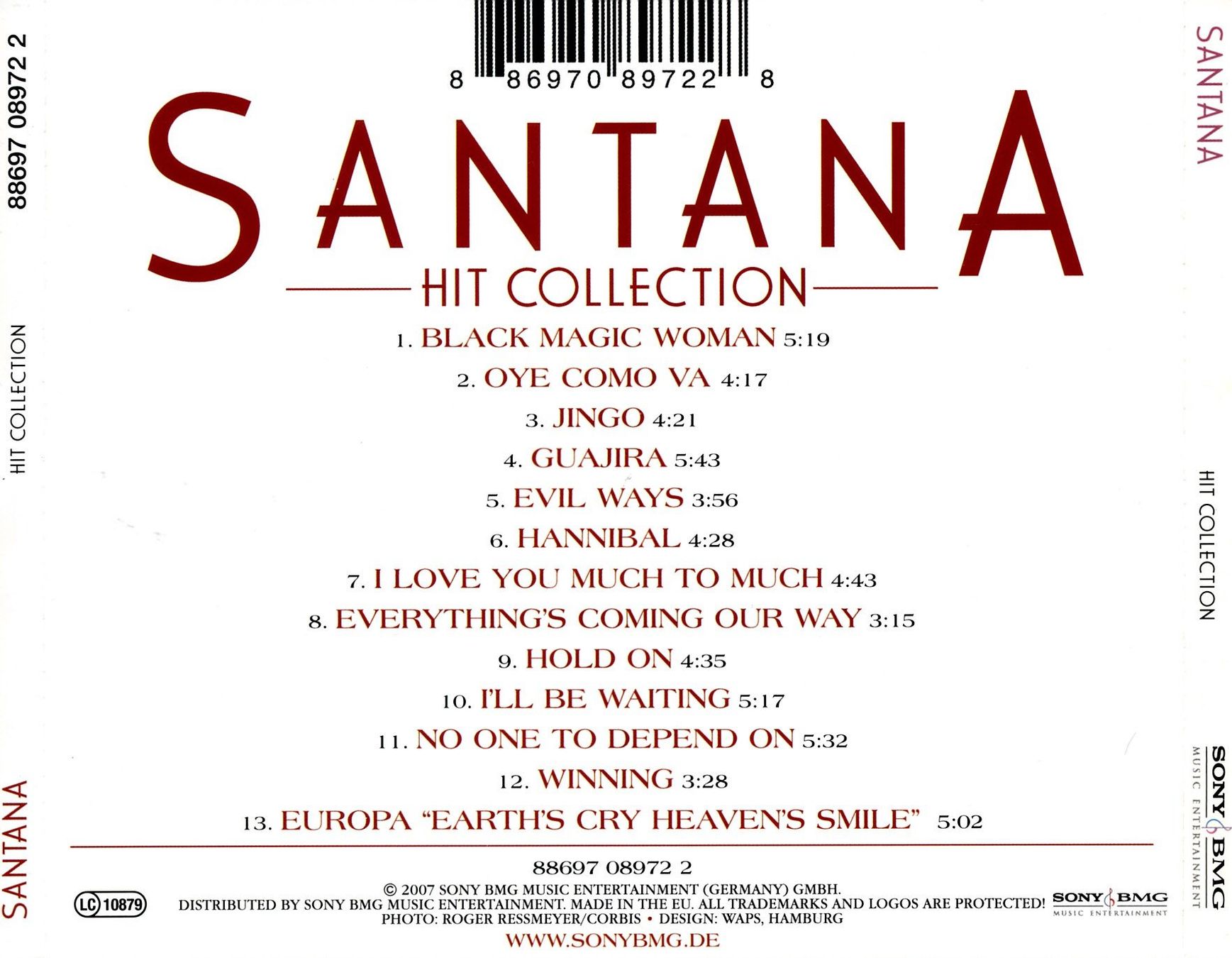 CD: SANTANA - HIT COLLECTION (CD) – Usato da Hedingen venduto da Studers 1