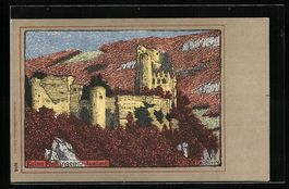 Pfeffingen, Blick zur Ruine Pfeffingen