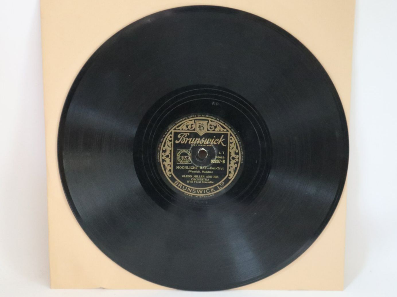 Schallplatten: Schellack Glenn Miller Peg O' My Heart / Moonlight Bay – Gebraucht aus Eschenbach SG von Astalavista 3
