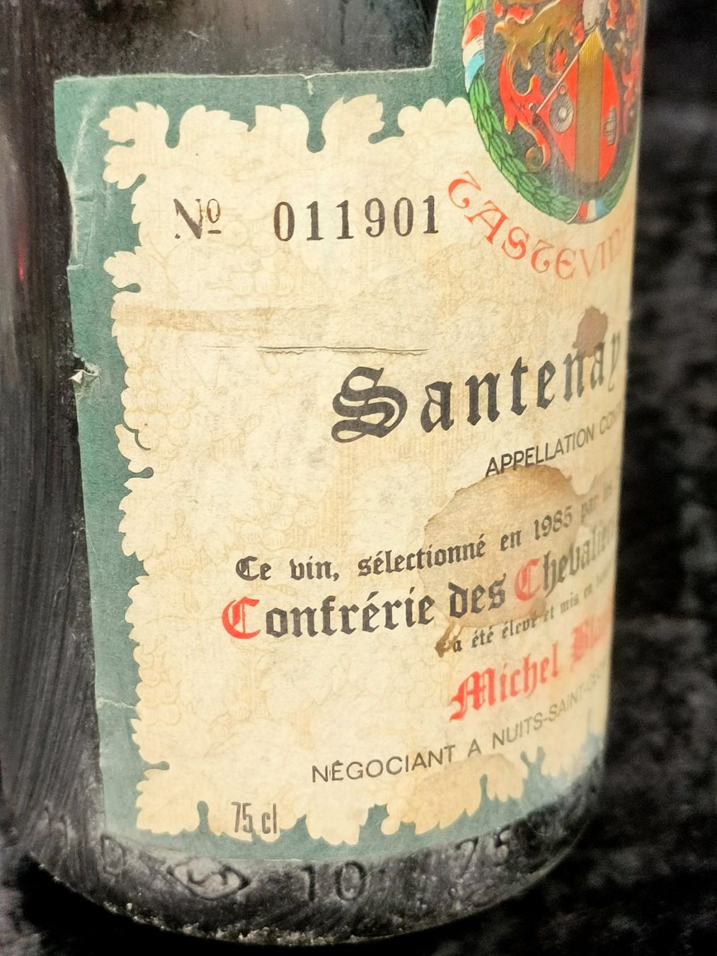 Vino: SANTENAY 1982 – Nuovo (secondo la descrizione) da Genève venduto da Leboucheoreilles 3