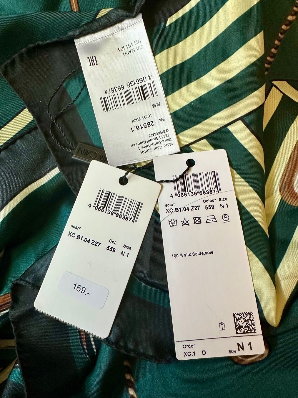 Marc Cain Foulard & Sciarpe: MARC CAIN - Seidenfoulard – Nuovo e nell'imballaggio originale da Spreitenbach venduto da Jessy8 3