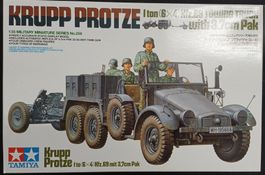 Tamiya 35259 Krupp Protze 1 ton (6x4) Kfz.69 Towing Truck wi
