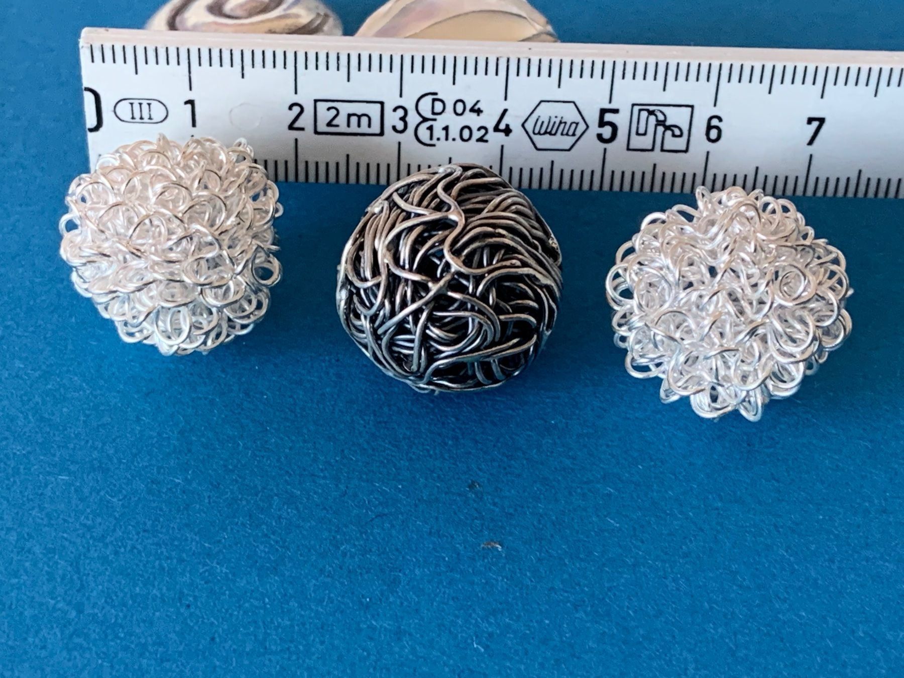 Anhänger: ECHTE Silber-Anhänger DESIGNERKUGELN (925) – Gebraucht aus Dittingen von Bijoubelle 2