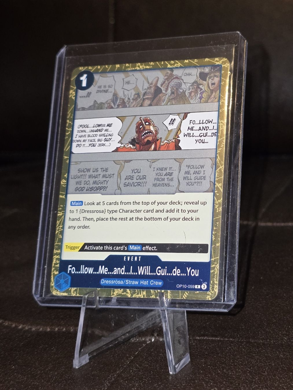 Bandai Cartes à collectionner: Fo...llow...Me...and...I OP10-059 One Piece – Neuf avec emballage d'origine à Bronschhofen par dvnb