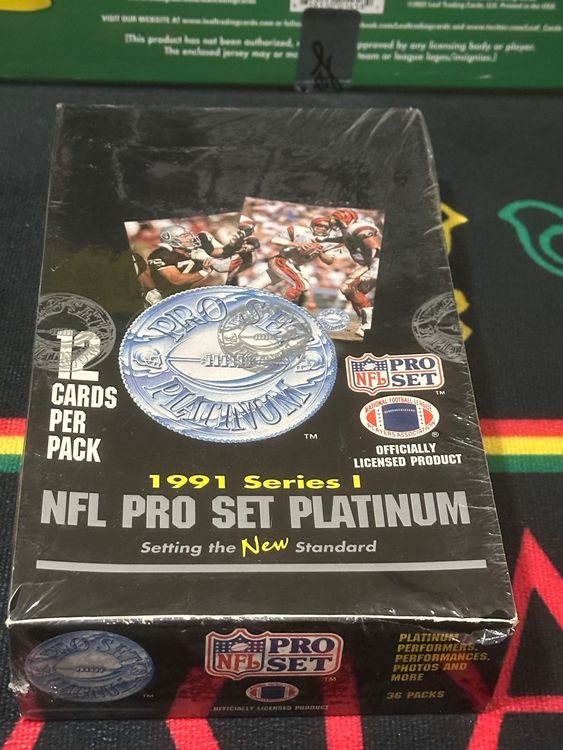 🏈 1991 NFL PRO SET PLATINUM SERIES I – FACTORY SEALED BOX (Neu und ...