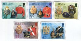 Briefmarken "Militär". Jersey