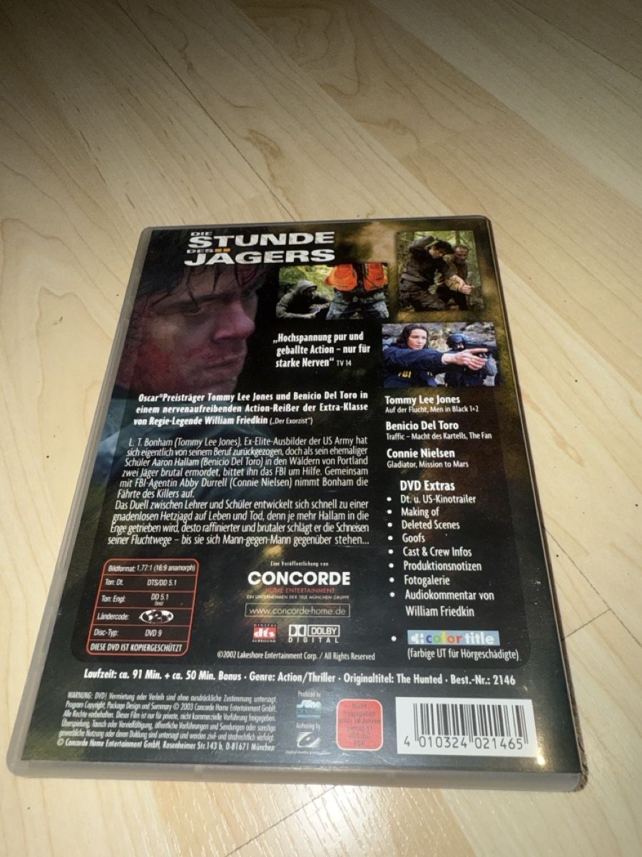 Die Stunde des Jaegers DVD Top Zustand Action pur (Gebraucht) in