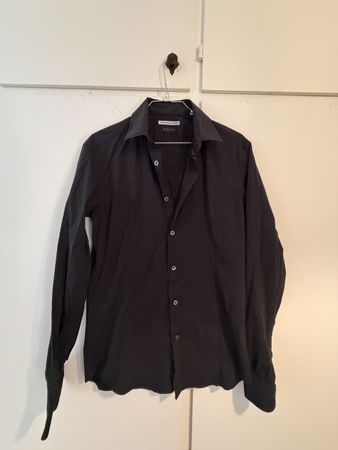 Camicia uomo Daniele Alessandrini Slim Fit taglia 40 grigio