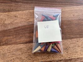 48 Duftende Räucherkerzen farbig ab 1.-