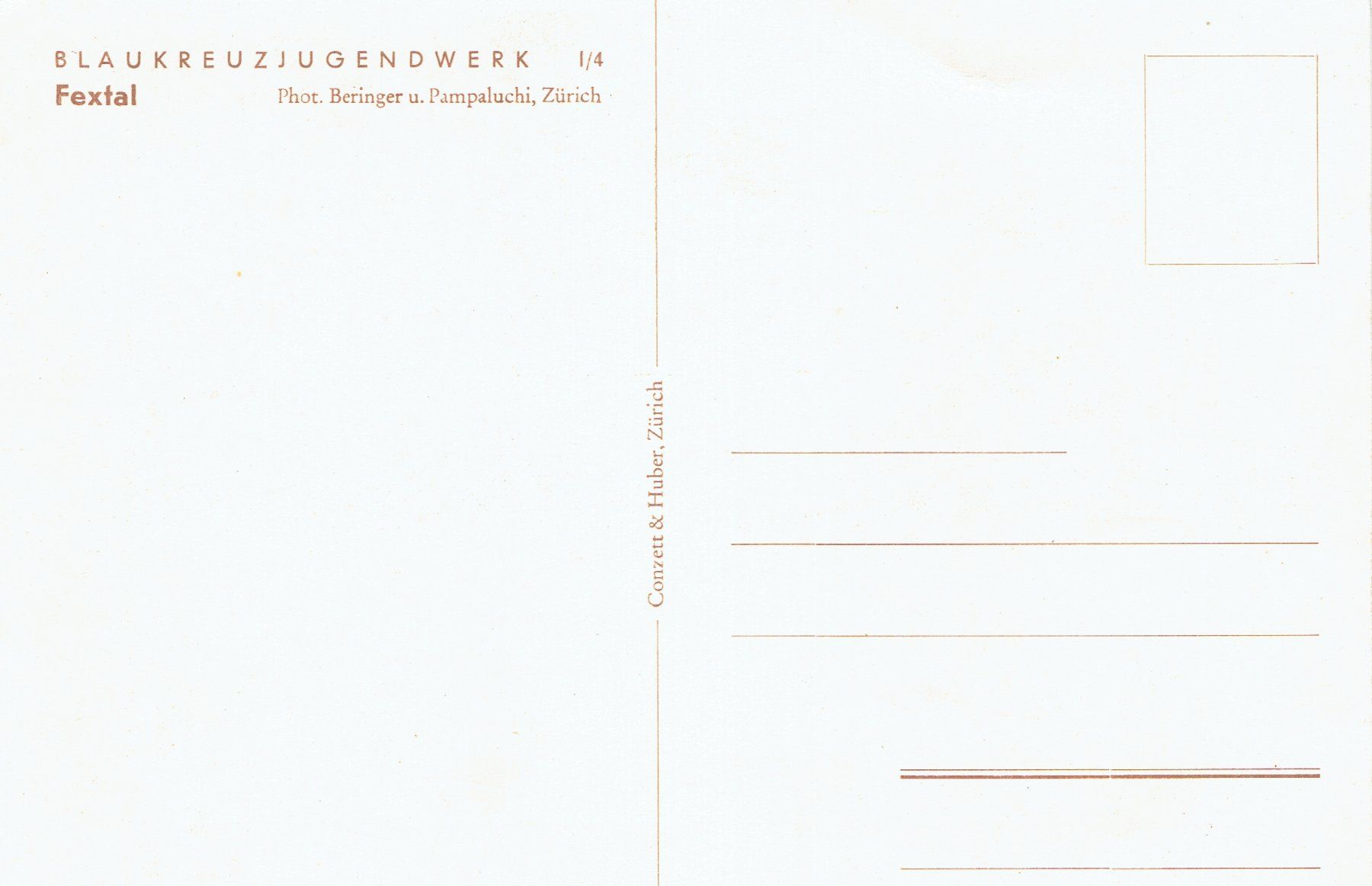 Ansichtskarten: Fextal GR um 1950 – Gebraucht aus Otelfingen von Schmitte9 1