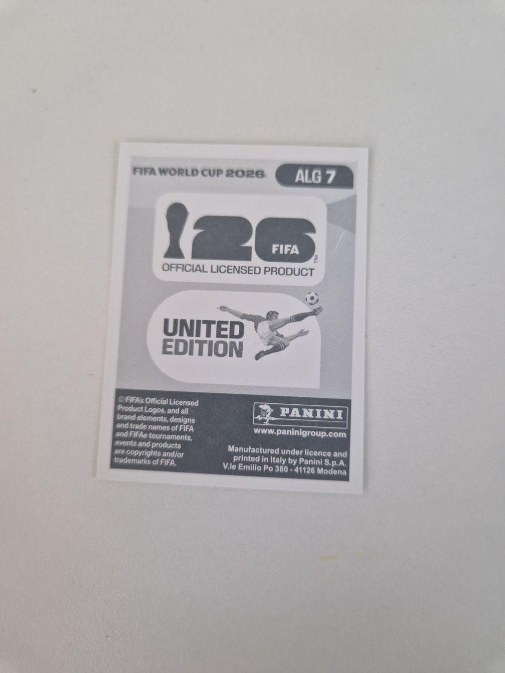 Panini Cartes à collectionner: Panini Sticker ALG7 – Neuf (Voir description) à Stüsslingen par white_angel86 1
