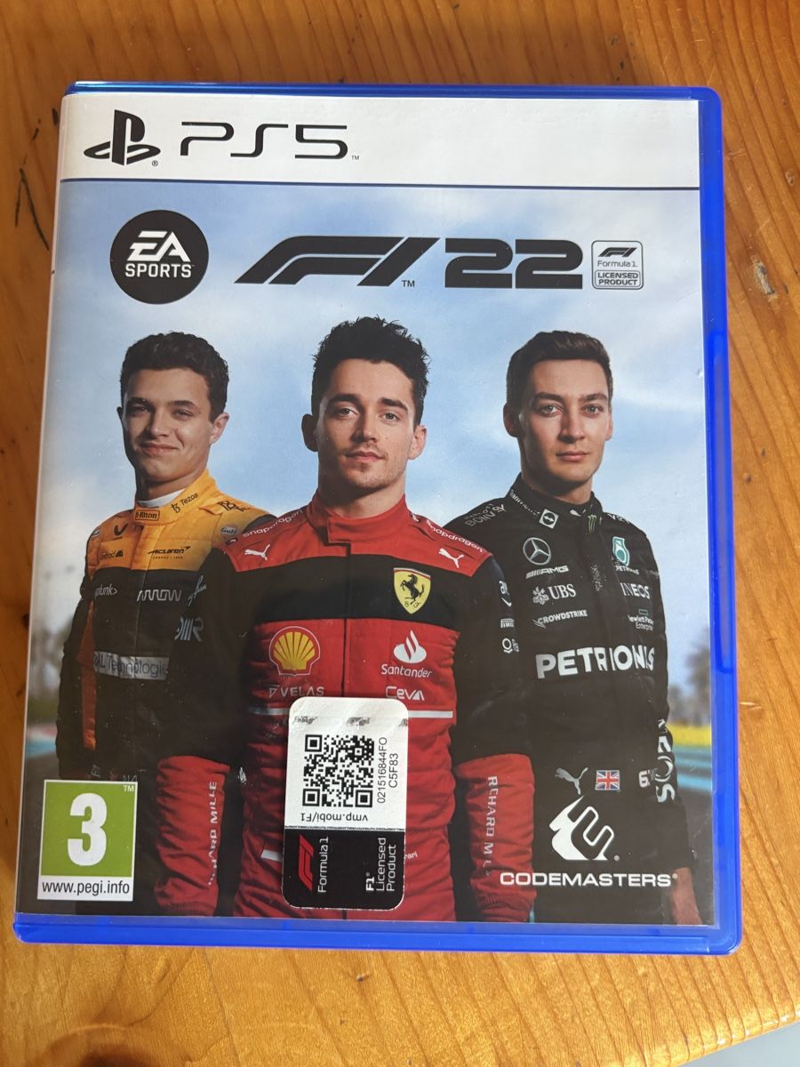Jeux: F1 22 PlayStation5 Multilingue – D'occasion à La Brévine par daduszka