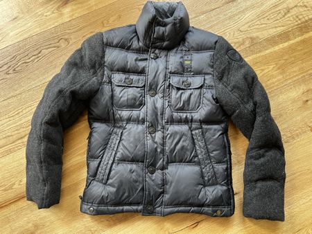 Blauer Daunenjacke Herren Winterjacke Gr. M, Top Zustand!