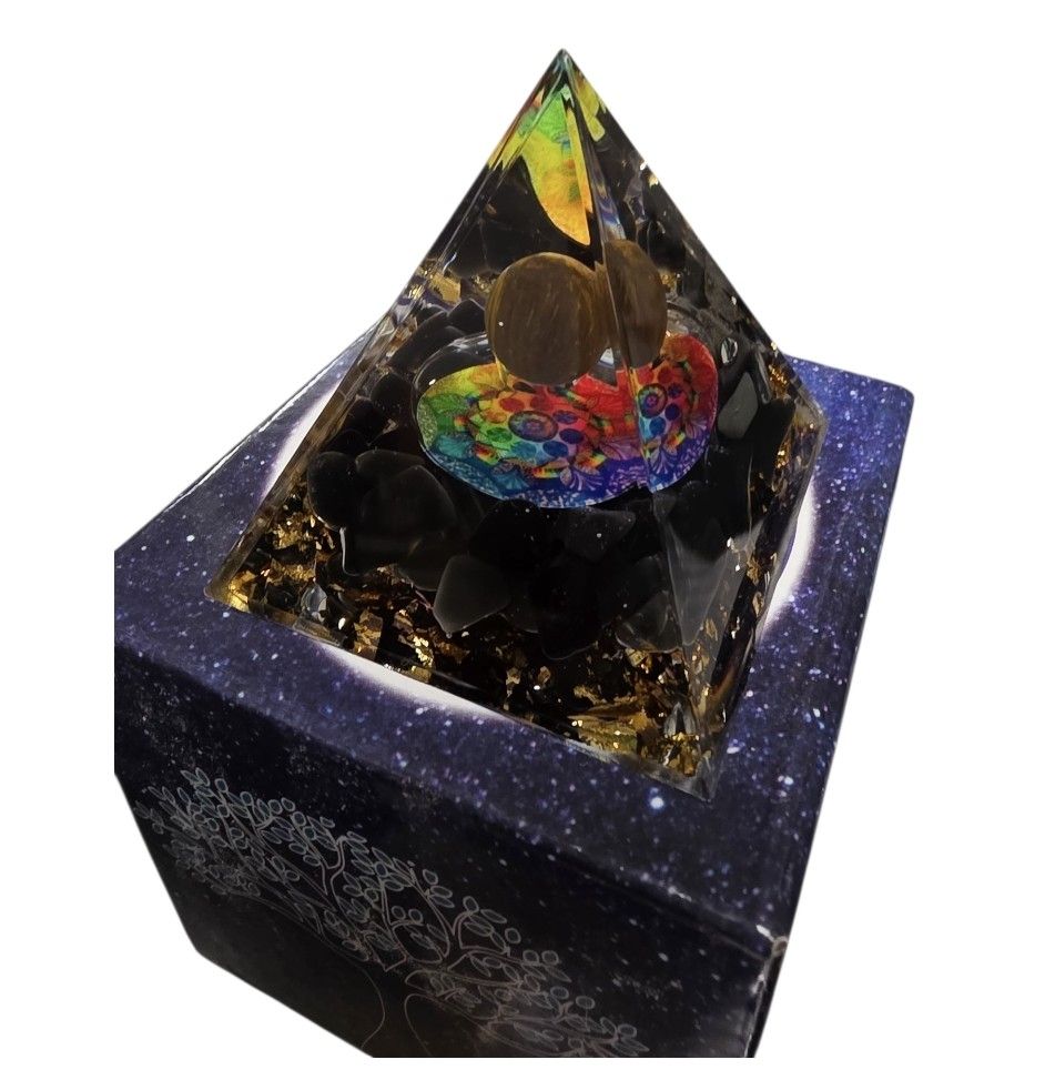 Pietre preziose: Lot de 3 piramides orgonite – Nuovo e nell'imballaggio originale da Vernier venduto da 19pigments 3