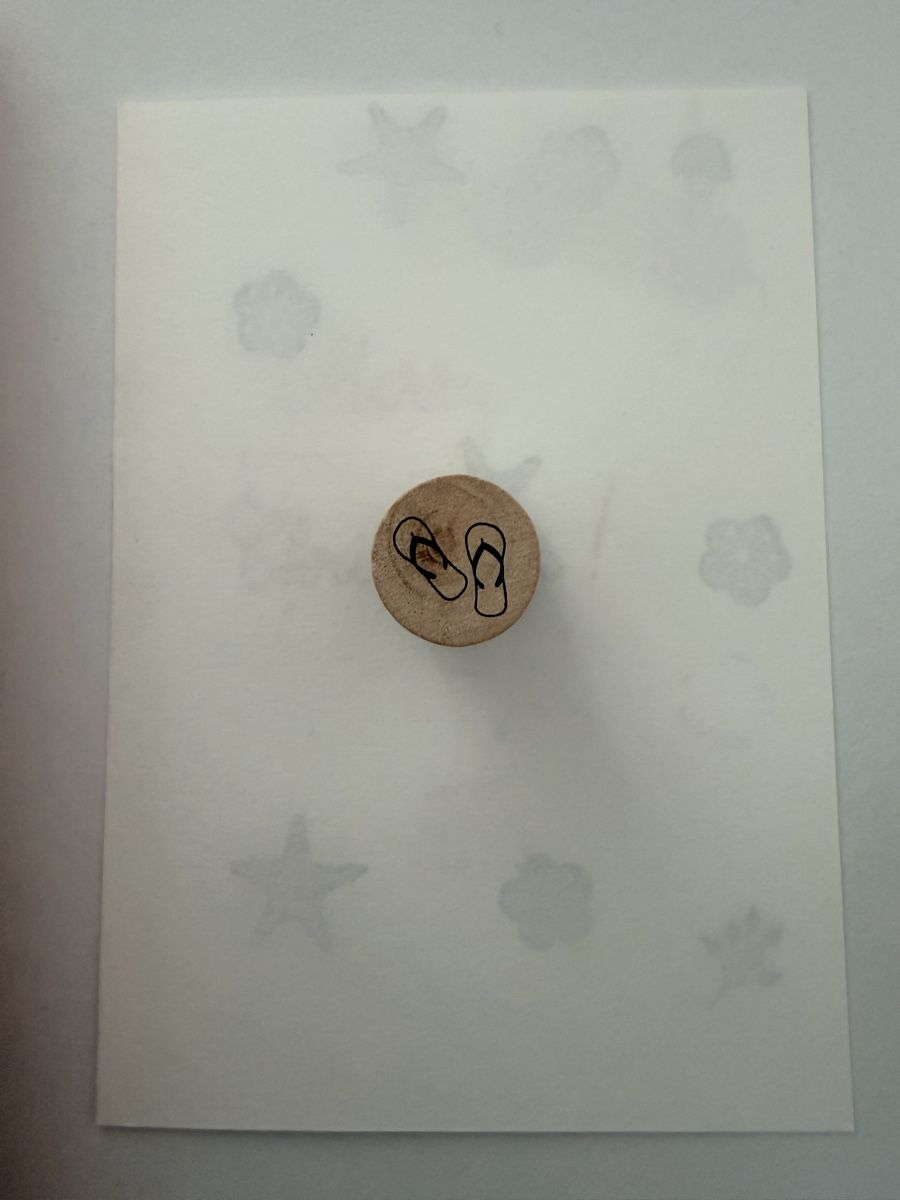 Timbri: Rubber Stamp with Flip Flops – Nuovo (secondo la descrizione) da Thun venduto da dar_fz6y