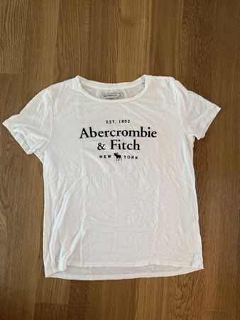 T-Shirt Abercrombie & Fitch weiss Grösse M gebraucht