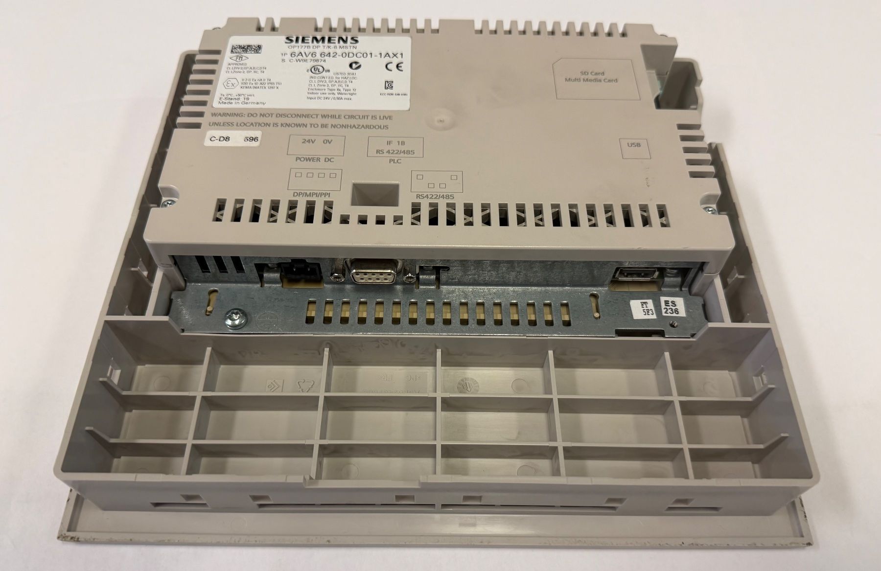 Siemens Steuerung: Siemens OP177B DP 6AV6 642-0DC01-1AX1 Simatic Panel – Gebraucht aus Dintikon von Baddaru 3