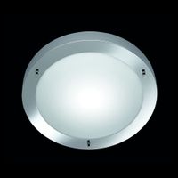 Deckenleuchte, Chrom, Rund, 31 cm Ø