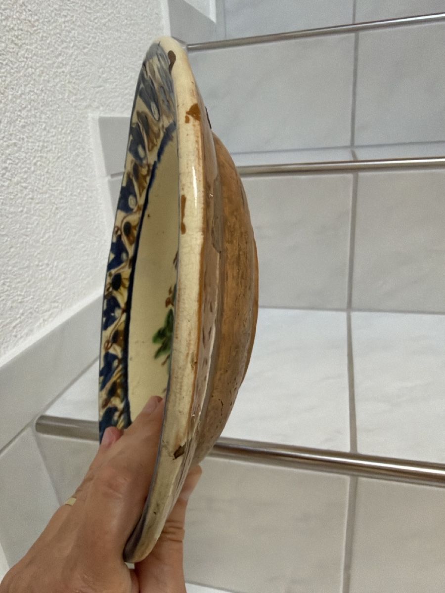 Teller: Keramik Wandteller, antik. – Gebraucht aus Biberist von Momo33 4